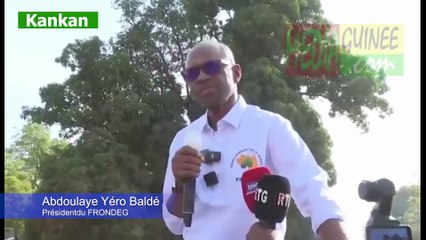 Présidentielle 2025 : Abdoulaye Yéro Baldé en meeting à Kankan