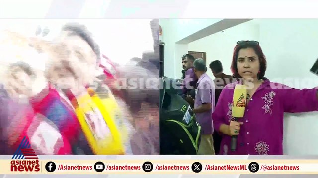 ഇനി പാലക്കാടുണ്ടാവും; MLA ഓഫീസിൽ രാഹുൽ മാങ്കൂട്ടത്തിലിന് സ്വീകരണം