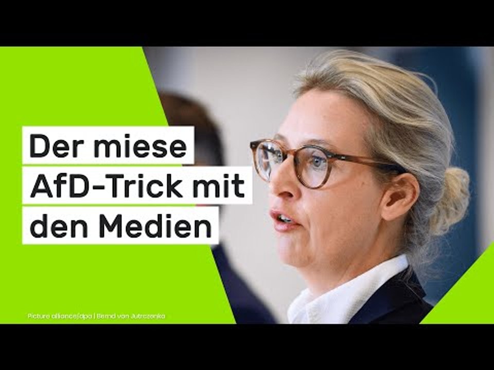Alice Weidel: Sendezeit kassiert, dann Moderator attackiert - der miese AfD-Trick mit den Medien