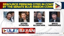 Mga resource person na nacite-in-contempt ng Senate Blue Ribbon Committee, magpapasko sa kulungan | ulat ni Louisa Erispe