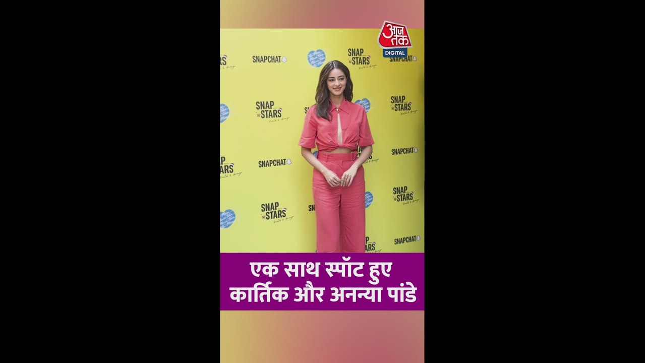 एक साथ नजर आए कार्तिक आर्यन और अनन्या पांडे