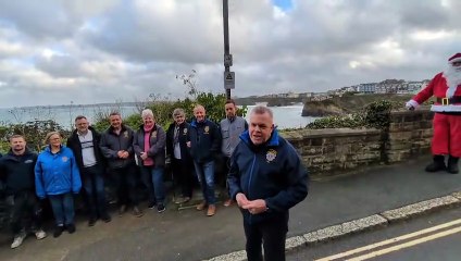 Newquay Towan Blystra Lions unveils its new wishing well