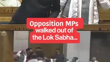 Opposition walks out during Shah's speech