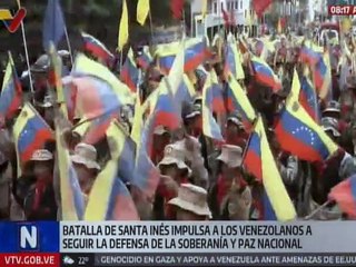 Ciudadanos se movilizaron para ratificar su inquebrantable compromiso con la revolución bolivariana