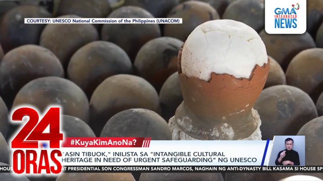 Asin Tibuok, inilista sa intangible cultural heritage in need of urgent safeguarding ng UNESCO | 24 Oras