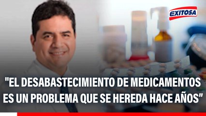 CMP sobre desabastecimiento de medicamentos: "Es un problema que se hereda desde hace varios años"