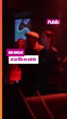 Bob Sinclar et sa fille en soirée !