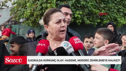 İlkokulda korkunç olay: Hademe, müdürü zehirlemeye kalkıştı