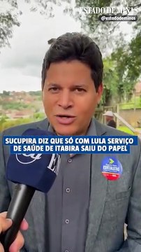 Sucupira diz que só com Lula serviço de saúde em Itabira saiu do papel