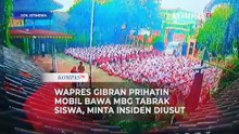 Wapres Gibran Minta Maaf Insiden Mobil Bawa MBG Tabrak Siswa SD di Cilincing: Segera Diusut
