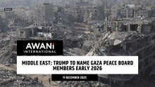 Middle East: Trump to name Gaza peace board members early 2026