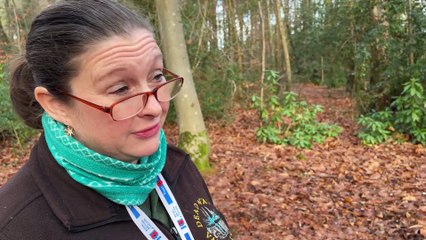 Julie Reid from Deadwater Valley Trust talks about Albino Squirrel in Whitehill & Bordon