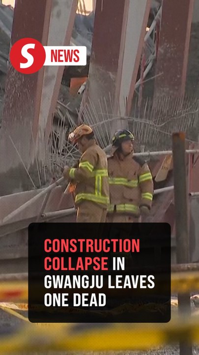 S. Korea construction site collapse: Worker killed, others feared trapped