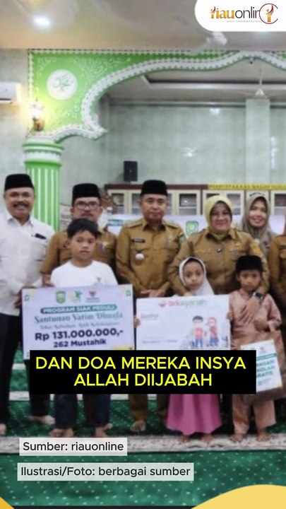 Pemkab Siak Tetapkan Santunan Bulanan untuk Anak Yatim dan Dhuafa