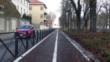 Vercelli: imminente l'apertura della pista ciclabile di viale Garibaldi.
