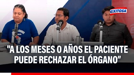 Familiar de paciente con trasplante: "A los meses o años el paciente puede rechazar el órgano, a pesar de que recibe la medicina"