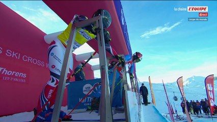 La finale avec Youri Duplessis-Kergomard et Melvin Tchiknavorian en vidéo - Skicross - CM (H)