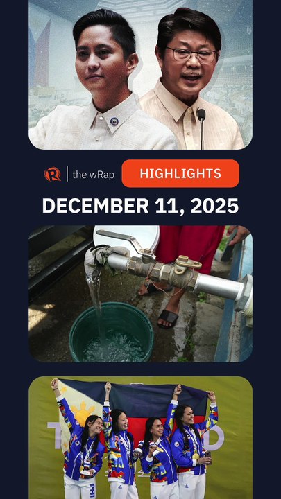 Today’s headlines: Bojie Dy & Sandro Marcos, PrimeWater, SEA Games | The wRap | December 11, 2025