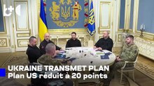 L'Ukraine 'répond' au plan de Trump / Envoie la proposition en 20 points à la Maison-Blanche