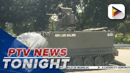 Capability demonstration of Project COBRA conducted in Capas, Tarlac; Project Cobra integrated into Calibre .50 remote-controlled weapon station