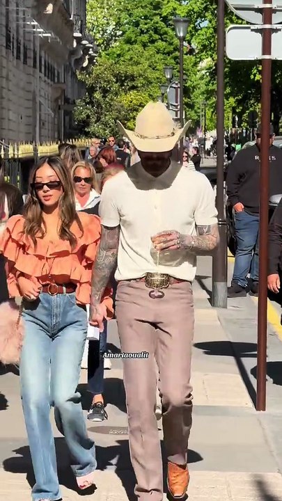 Post Malone and his girlfriend Christy Lee are shopping in Paris.