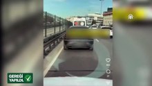 Ambulansa yol vermeyen maganda yakalandı! Ehliyeti alınıp 46 bin lira ceza kesildi, araç trafikten men edildi