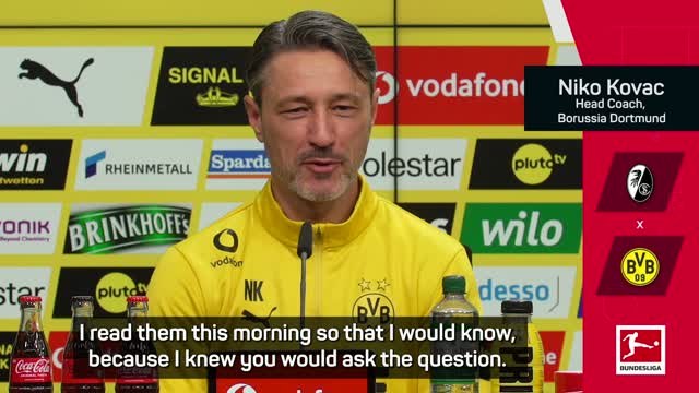 Kovac responds to criticism by Schlotterbeck after Bodo/Glimt draw