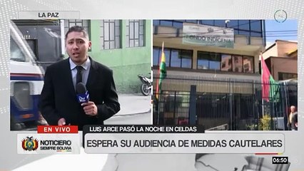 Luis Arce pasó la noche en celdas de la Felcc en La Paz; será imputado este jueves