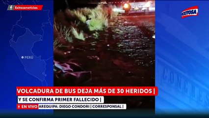 Tragedia en vía Arequipa - Cusco: 7 fallecidos y más de 30 heridos por volcadura de bus