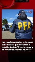 Nuevos allanamientos en la causa Sur Finanzas, que involucran al presidente de AFA con la compra de inmuebles y lavado de dinero.