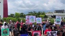 Demo tutup tambang di banyumas
