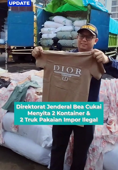 Ilegal makanya disita bea cukai