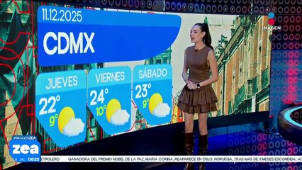 Pronóstico del tiempo 11 de diciembre 2025 | Noticias con Francisco Zea