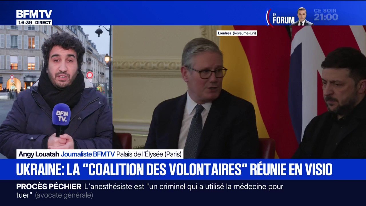 Garanties de sécurité pour l'Ukraine: la "coalition des volontaires" se réunit aujourd'hui en visioconférence
