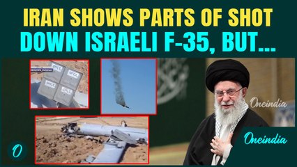 Iran Showed Parts of Shot-Down Israeli F-35, Now Reveals Details After Khamenei Declares War Victory
