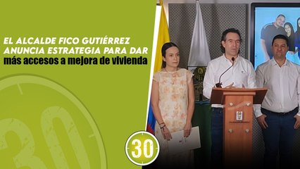 El alcalde Fico Gutiérrez anuncia estrategia para dar más accesos a mejora de vivienda