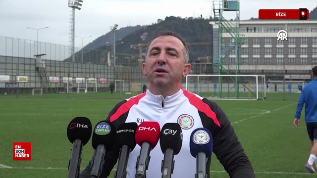 Çaykur Rizespor Teknik Direktörü Uçar, Eyüpspor maçı öncesi değerlendirmede bulundu