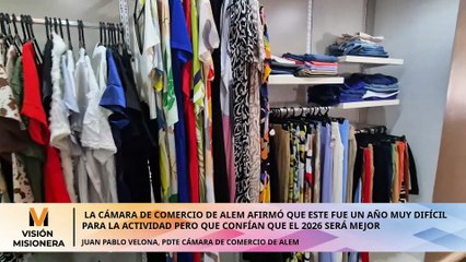 La Cámara de Comercio de Alem afirmó que este fue un año muy difícil, pero confían en un 2026 mejor