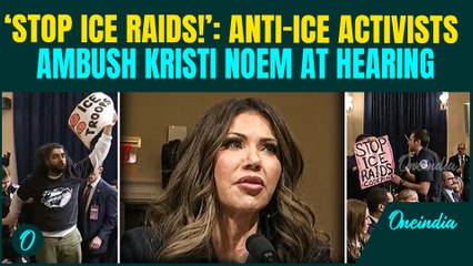 VIDEO: Anti-ICE Protesters DISRUPT Kristi Noem’s Congress Hearing; SHUT ‘STOP ICE Raids’| Watch LIVE