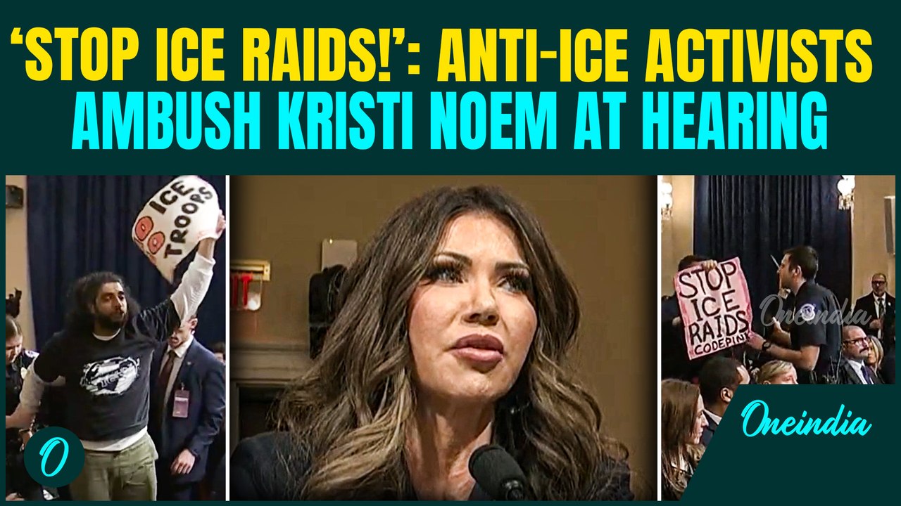VIDEO: Anti-ICE Protesters DISRUPT Kristi Noem’s Congress Hearing; SHUT ‘STOP ICE Raids’| Watch LIVE
