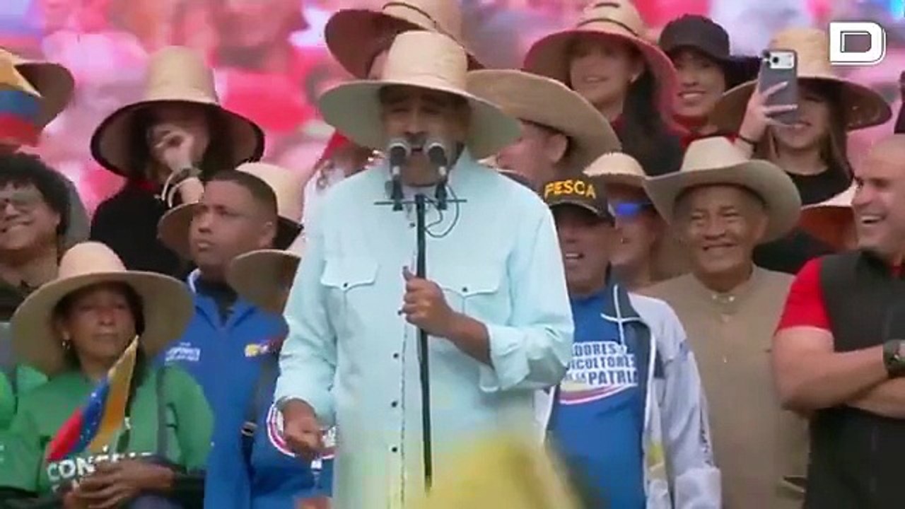 Nicolás Maduro llamó a “partirle los dientes” a Estados Unidos y luego cantó “Don’t worry, be happy”