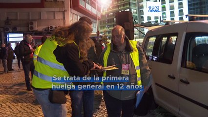 Portugal vive su primera huelga general en 12 años: transporte, educación y sanidad, entre los sectores más afectados