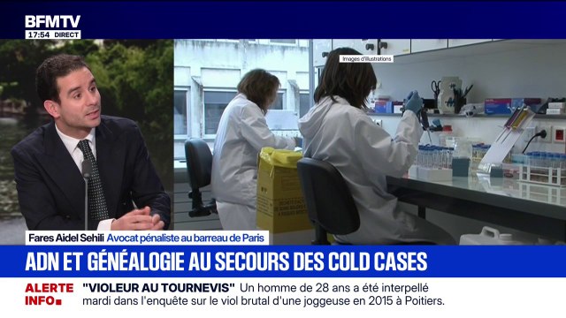 ADN et généalogie: Il y aurait une trentaine de cold cases en France qui seraient susceptibles, si cette loi intervenait, de pouvoir être résolus par l'usage de cette technique , explique Fares Aidel Sehili, avocat pénaliste au barreau de Paris