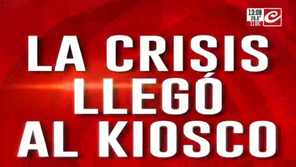 La crisis llegó al kiosco: comerciantes en aprietos financieros