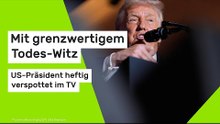 Mit grenzwertigem Todes-Witz - US-Präsident heftig verspottet im TV