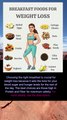 breakfast foods for weight loss