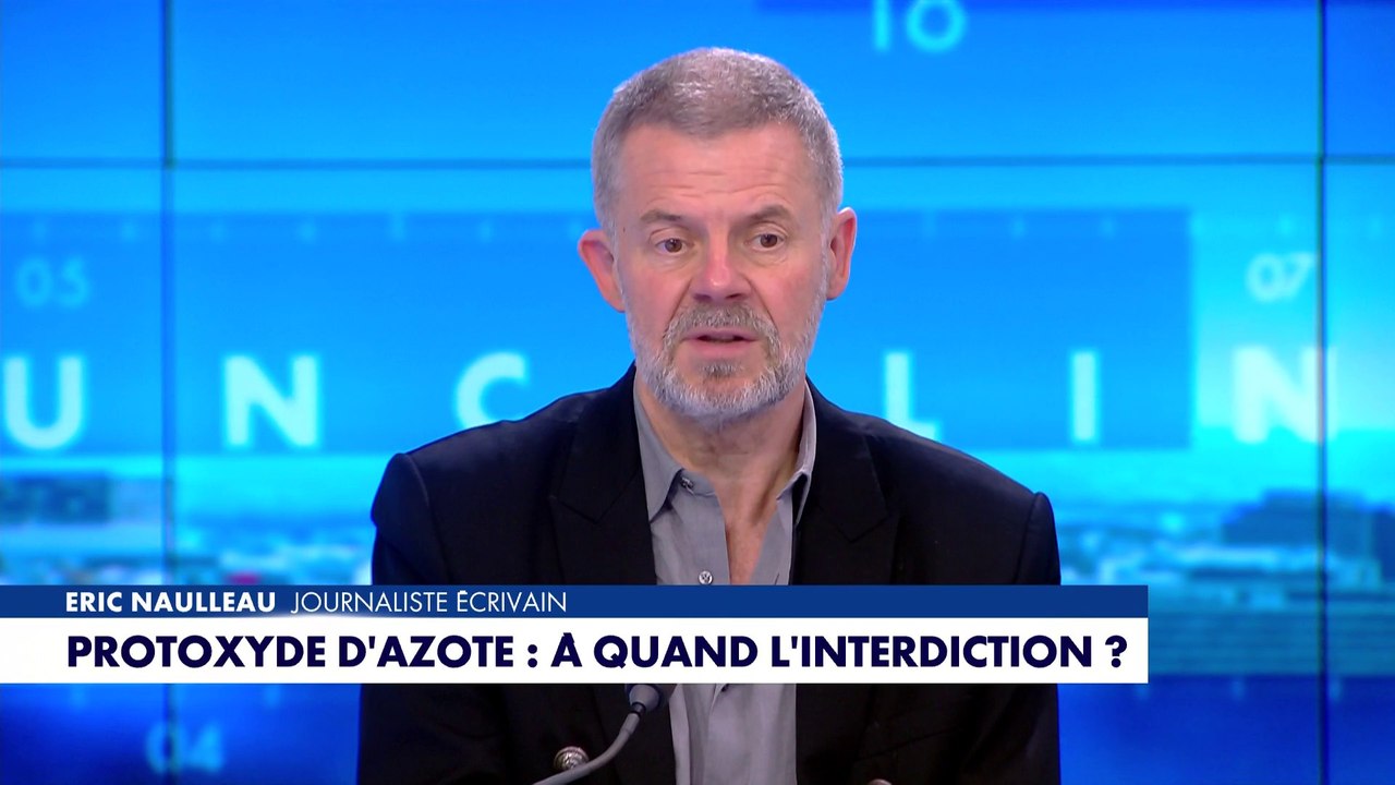 Eric Naulleau : «Le protoxyde d'azote produit les mêmes effets que les drogues ou l'alcool.»