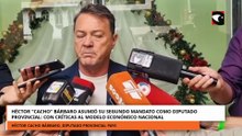 Héctor Cacho Bárbaro asumió con críticas al modelo económico nacional