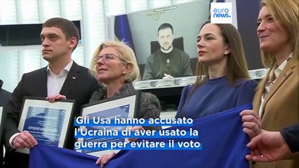 La premio Nobel per la pace Matvijčuk a Euronews: "Kiev non ha bisogno di lezioni di democrazia"