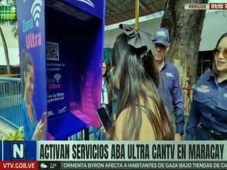 Aragua | CANTV activó servicio ABA Ultra para el beneficio de habitantes del mcpio. Girardot